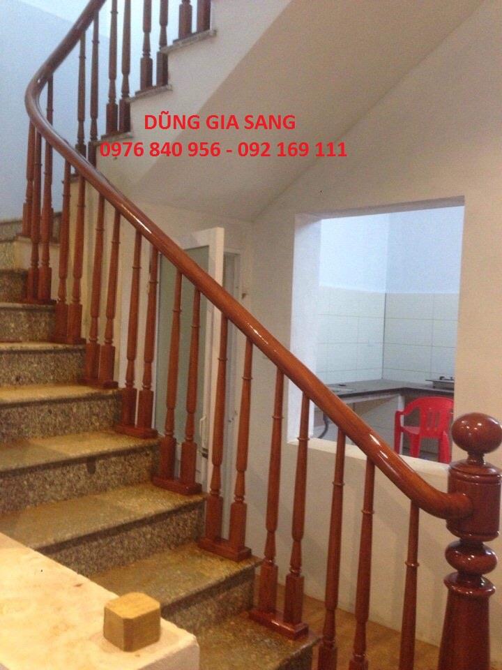 CẦU THANG GỖ CON TIỆN KÉP 0010