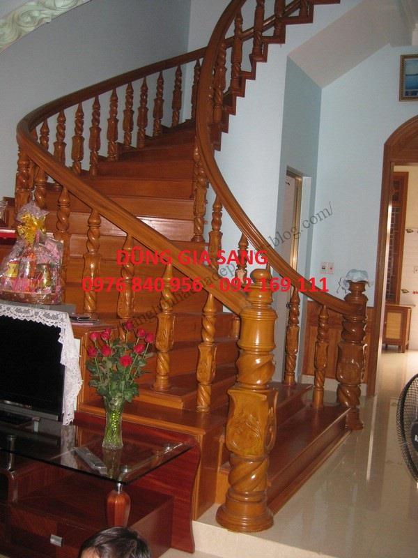 CẦU THANG GỖ CON TIÊN ĐƠN 0050